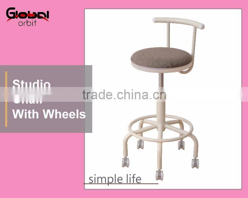 Mobile Office Pub Furniture Swivel Backless Guitar Chair Bar Counter Stool