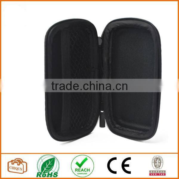 Hard Earphone Headset EVA Case for MP3/MP4 Bluetooth Earphone Earbuds with Mesh Pocket