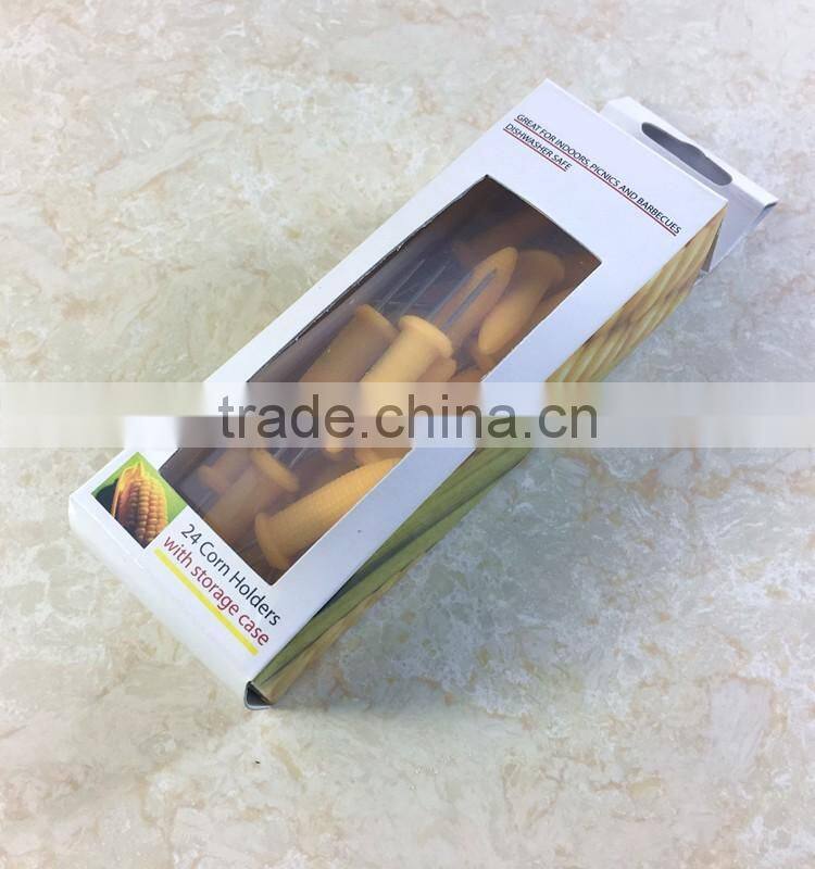 CH-4321 24 Corn Holders With Storage Case