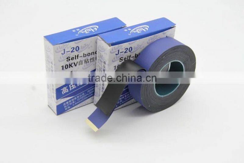 common high voltage self adhesive 1-35KV electric insulation rubber tape