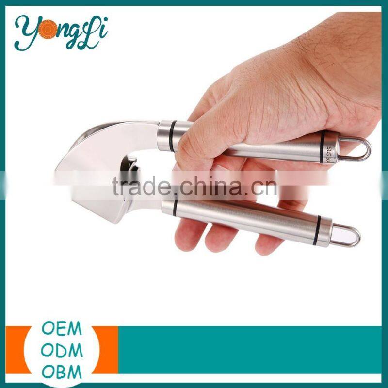 Easy to Clean 304 Stainless Steel Garlic Press Chopper