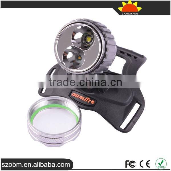 Boruit RJ-2188A T6/ R5 LED headlamp 3 Mode Rechargeable LED Headlamp
