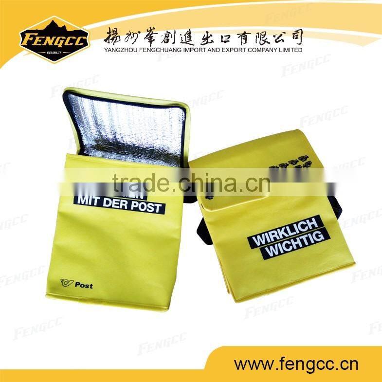 2016 new style promotional outdoor fitness polyester insulated lunch bag cooler bag