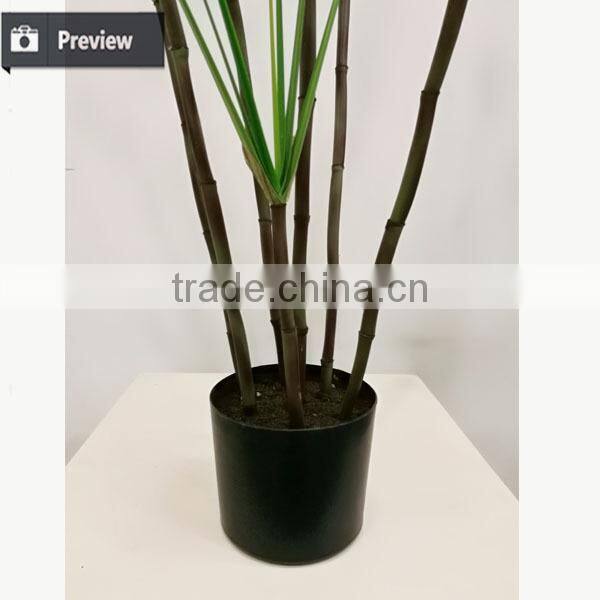 45 / 55 /65 Inch Nearly Nature Artificial Bonsai Grass Potted Scallop Grass with Orchid Flowers Fake Pots Plant
