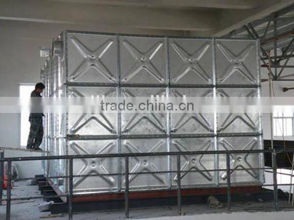 Factory price!! High quality hot-dipped galvanized pressed sectional panel steel water storage tank