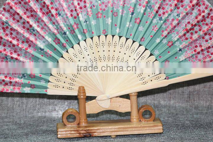 Bamboo Hand Held Folding Fan For Wedding Party Decor/Dancing Handheld Fan