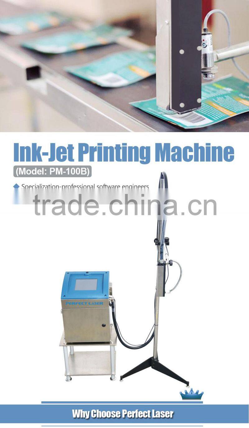 Perfect Laser- Carton continuous Industrial Inkjet Printer/ Case Coder/ Box expiry date printing machine