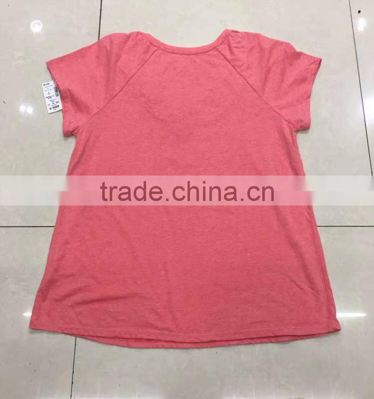 women fashion design fancy lace loose fit t-shirt