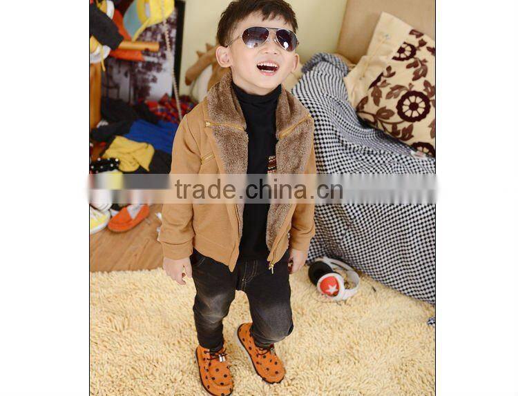 New Fashion Boys Purple Wool coats Winter coats