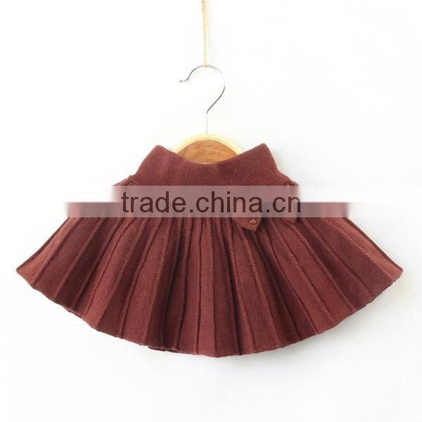 Fashion toddler knitting skirt bowknot tutu skirt for children