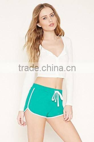 2017 Hot Sale China Women Clothing Custom Fashion Colorful Loose Shorts OEM Service
