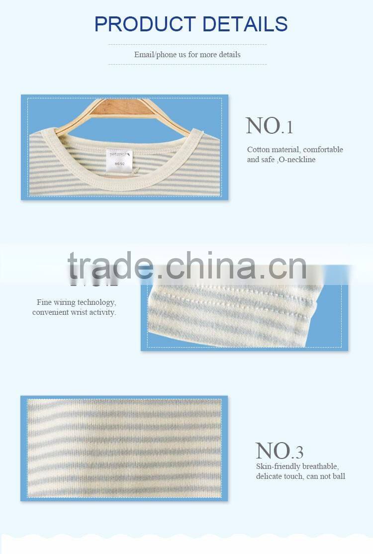 Cheap designer long sleeve soft cotton baby boy t-shirt sale