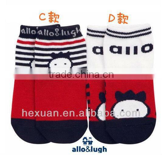 customized baby cotton socks, antislip Children's socks, 3-D socks