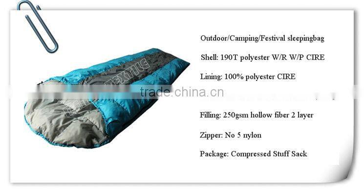 2013 sleeping bag for festival/camping/outdoor