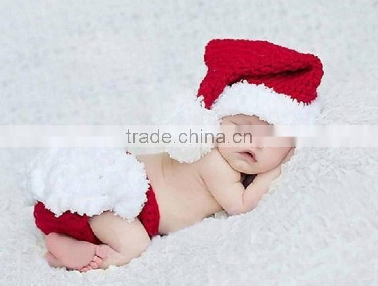 Wholesale autumn and winter season snow Christmas hat + pants+ shoe 3 pieces/set for baby and child