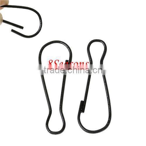 Black Lanyard Snap Clips Hook 23mm x 8mm