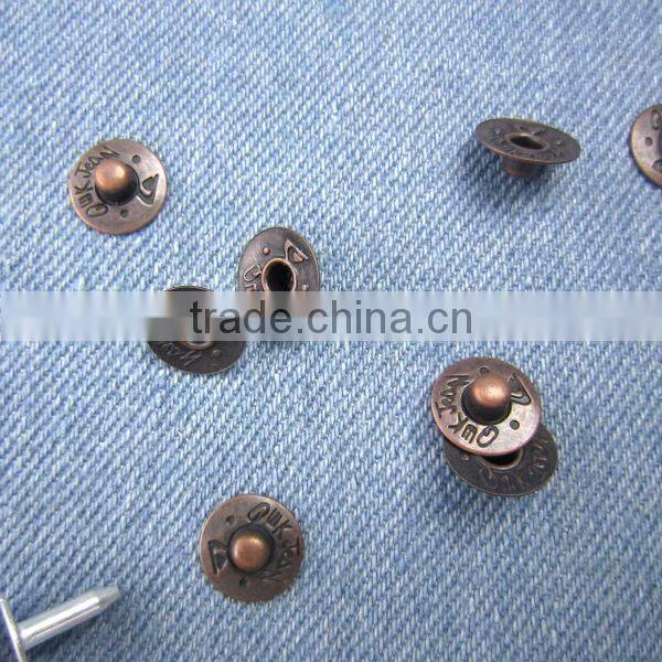 Metal Decorative Brass Rivets for Jeans Accessory