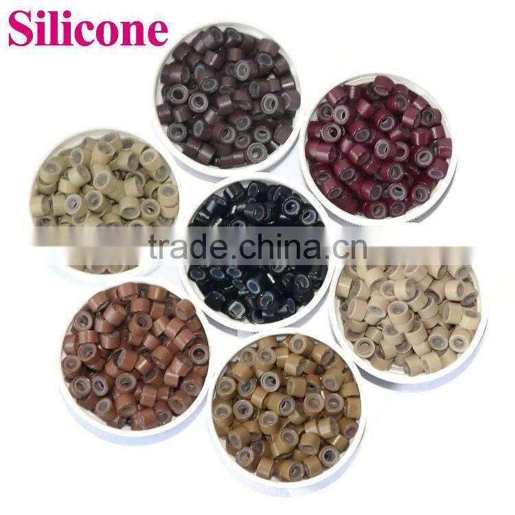 High Quality Aluminum Silicone Micro Bead, Srew Inside Micro Beads, Cheap Nano Ring Hair Extensions