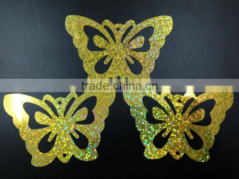 Wholesale PET butterfly shape loose sequin for decoration