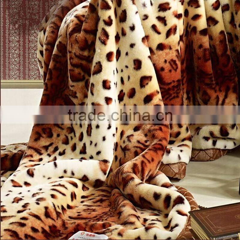 100%polyester softly raschel blanket wholesale China manufacture