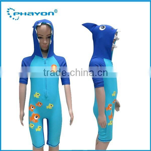 OEM & ODM printed surfing kids rash guard pattern with UPF50+