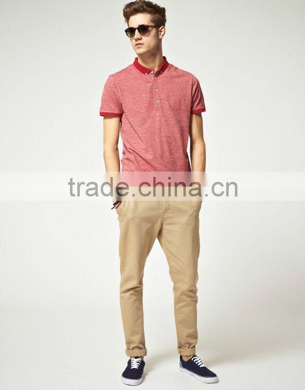customed polyester cotton polo shirt for man