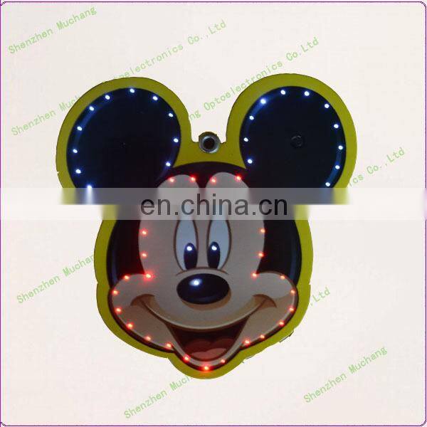 supply flashing led christmas items badges
