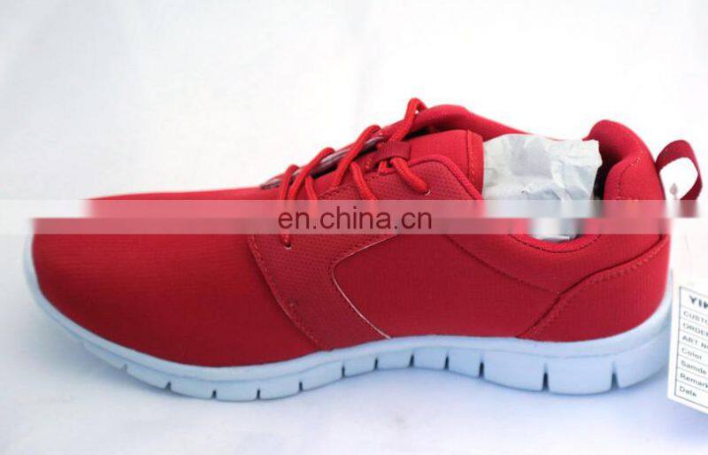 Wholesale red men shoes sports sneaker phylon running shoes mesh