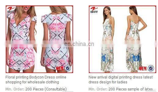 Alibaba express clothing women dress with lace appliqued