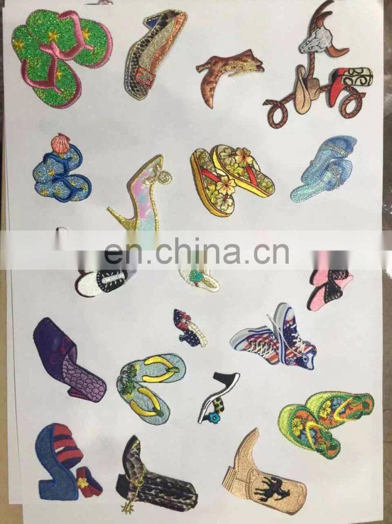 2016 cheap embroidery sequins cute hot fix motifs,fashion patches,embroidered patch