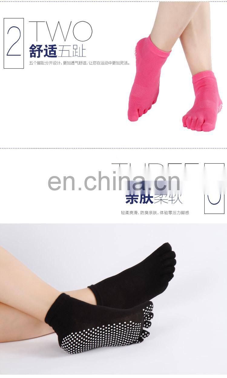 Toe Separator Socks Yoga Sports GYM Half Toe Socks#YG-09
