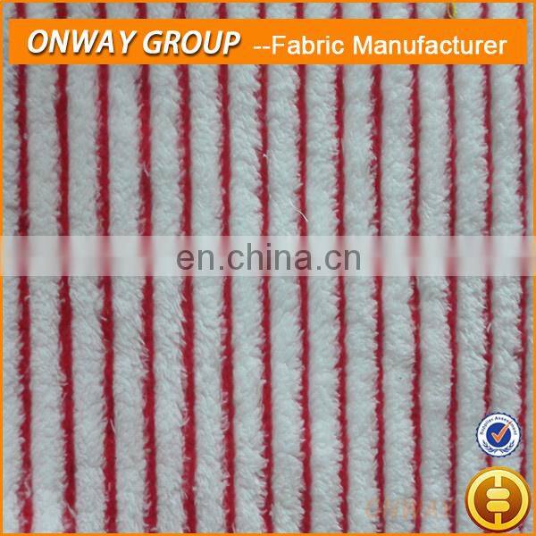 Onway Textile hatchi cotton poly fleece real indigo knitted denim fabric for sweaters