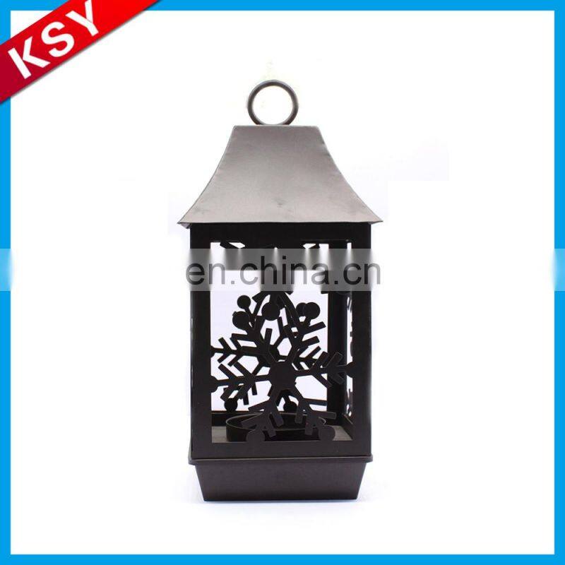 Popular Competitive Price Long Stemmed Metal Hanging Glass Tea Light Hexagon Candle Holder