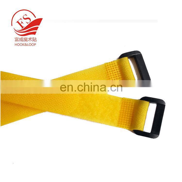 High quality Hook and Loop Strap Cable Ties Organizer Fastener with Plastic buckle
