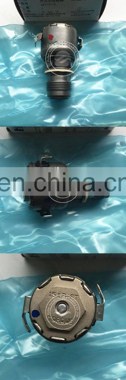 Genuine ISM/QSM/M11 Diesel Engine Fuel Pump Solenoid 3871711 Fuel Shut-off Valve