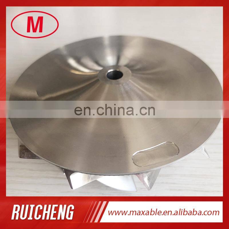 T04E forward 61.40/82.00mm 6+6 blades high performance turbo milling/alumimun 2618/Billet compressor wheel