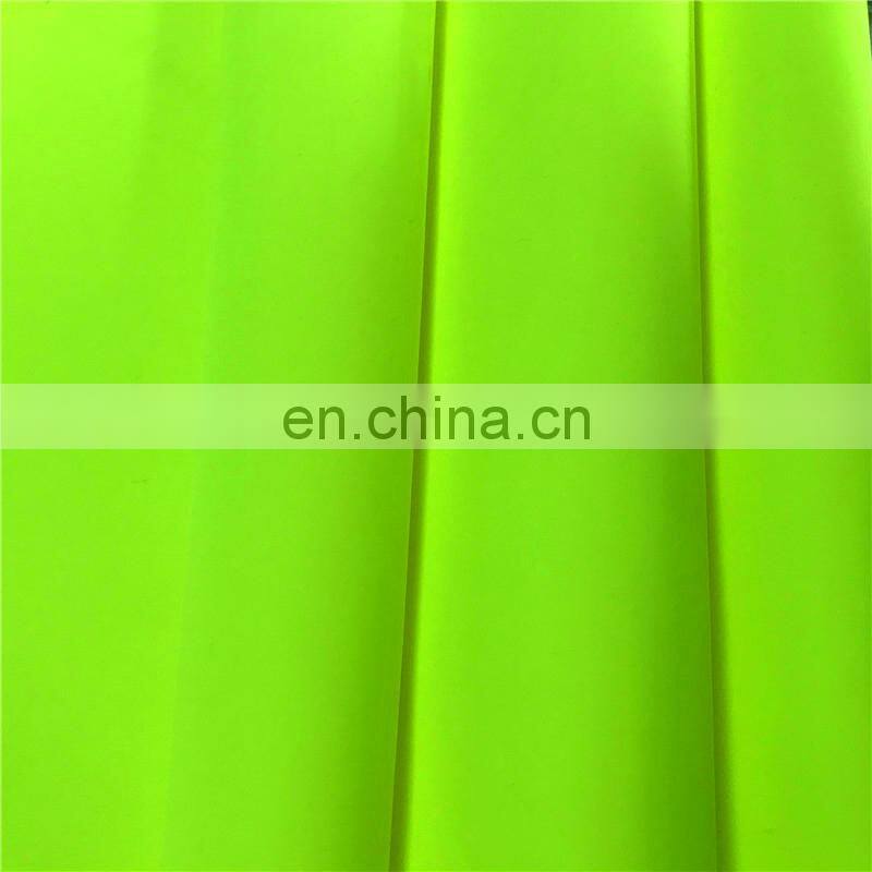 fluorescent high visibility fabric oxford fabric for safety vest jacket