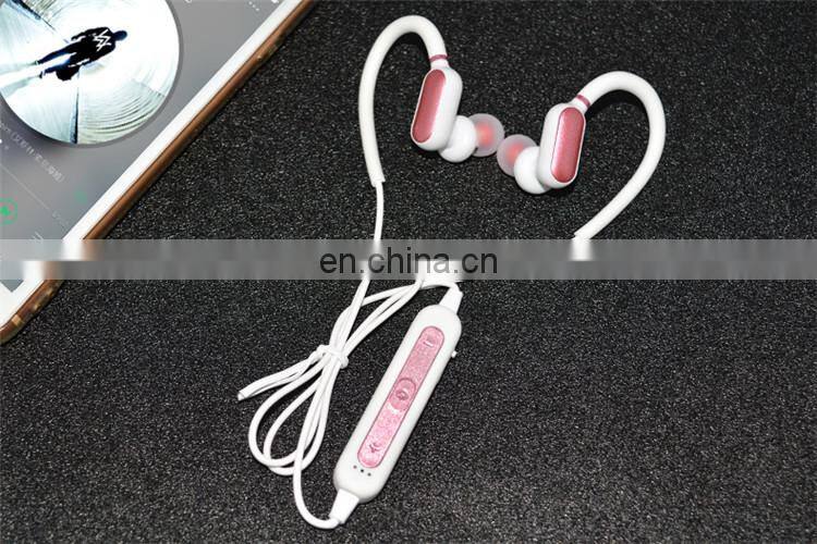 New Bulk Metal Wireless Pure Bass Neckband Earbuds Earphones Headphones with TF card
