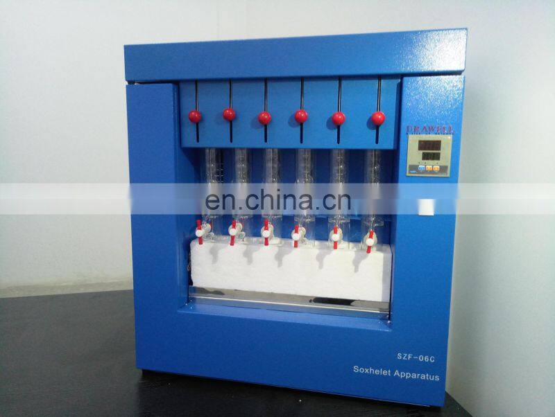 SZF-06A/DW-SZF-06C Soxhelet Apparatus body fat analyzer