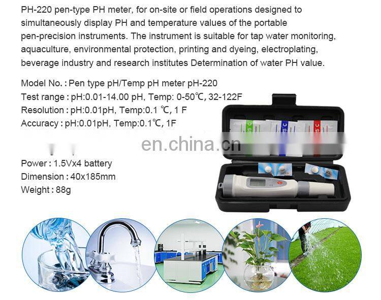 pen type digital pH Tester Conductivity TDS salt meter