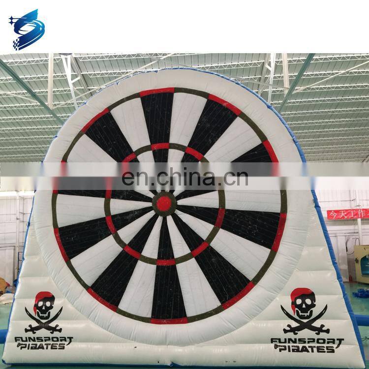 Factory direct large outdoor inflatable dartboard / inflatable soccer darts board sport games
