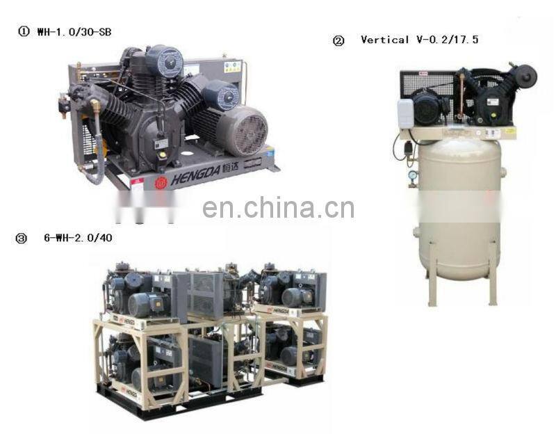 3m3/min 30bar High Pressure Air Compressor with air tank