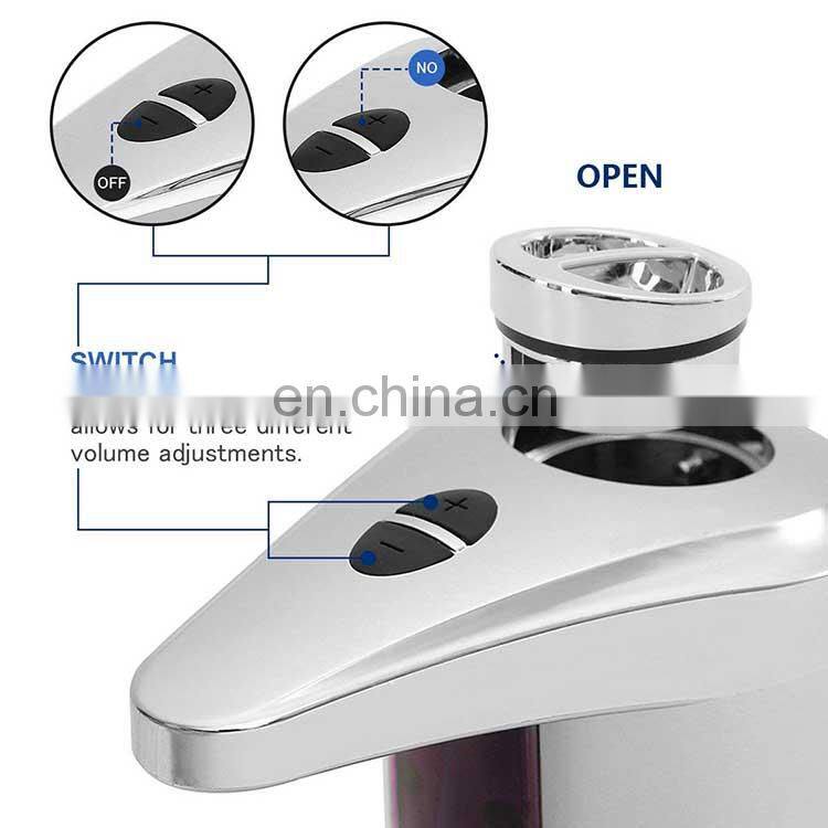 POWER stainless steel no touch portable fancy electric liquid bath automatic soap dispenser