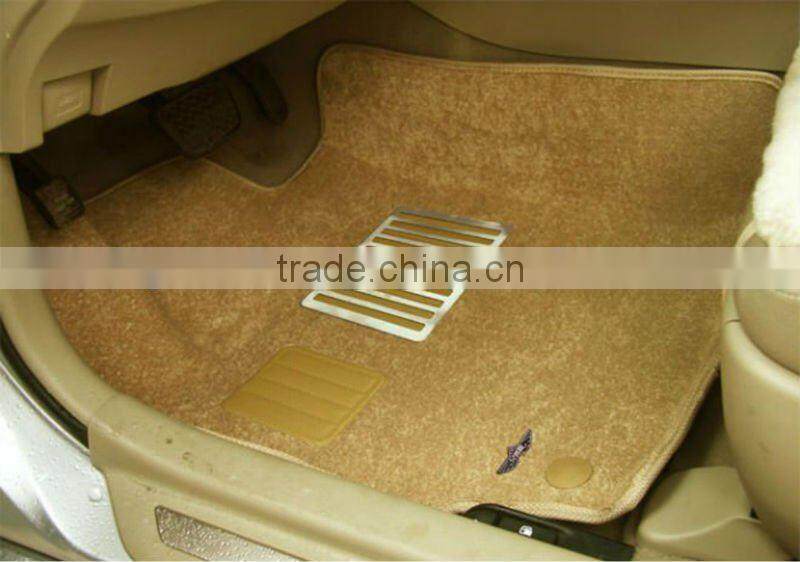 Wearproof leather 3D car carpet