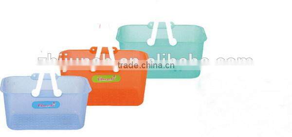 Bath basket with handle