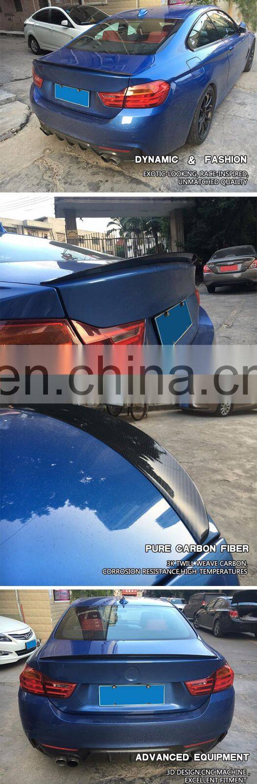 Car Carbon Fiber Rear Spoiler Wing for BMW 4 Series F32 Base Coupe 2-Door