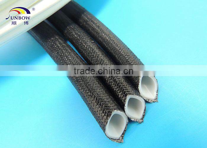 SUNBOW High Temperature Resistant Fire-resistance 12MM Silicone Rubber Glassfiber Sleeve
