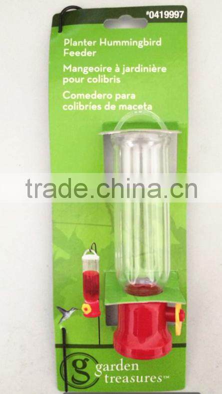 Cheap simple control wild bird feeding plastic bird watering cup