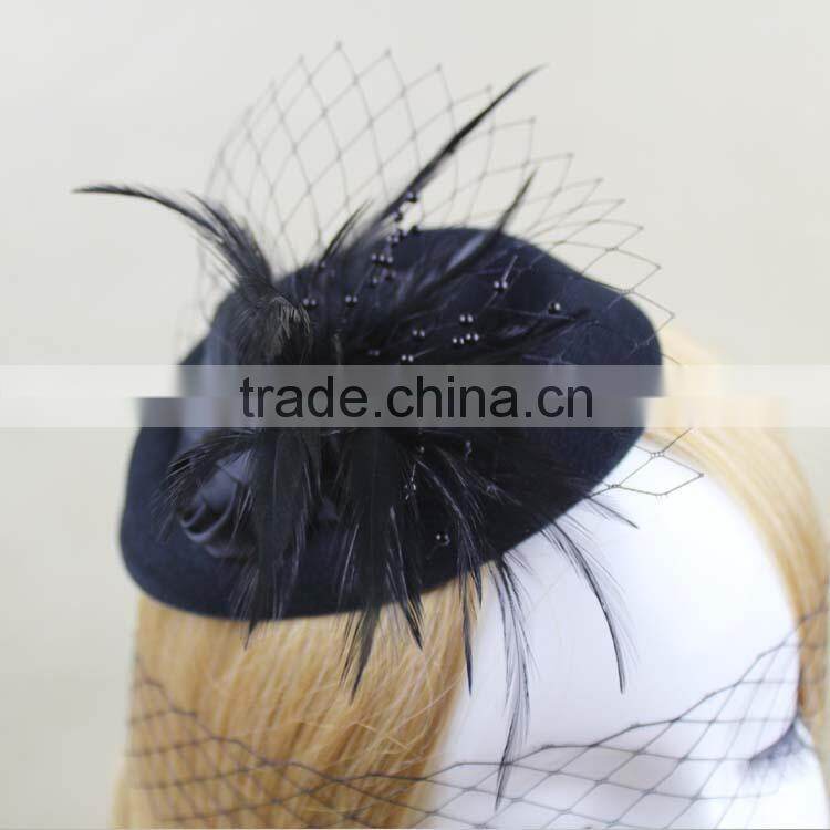 Wholesale Party/Races/Christams Mini Fascinator Hat With Veilling