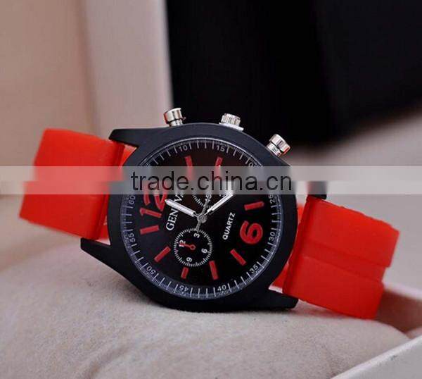 2014 wristwatch &fashion silicone watch